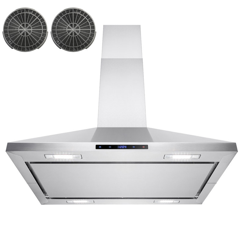 AKDY 36" 400 CFM Ductless Island Mount Range Hood Wayfair